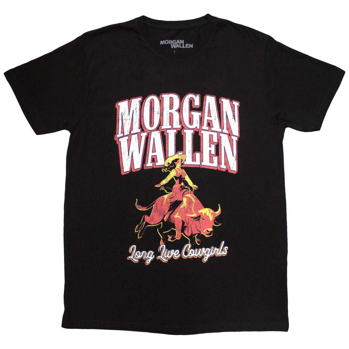 MORGAN WALLEN - LONG LIVE COWGIRLS - T-Shirt Black