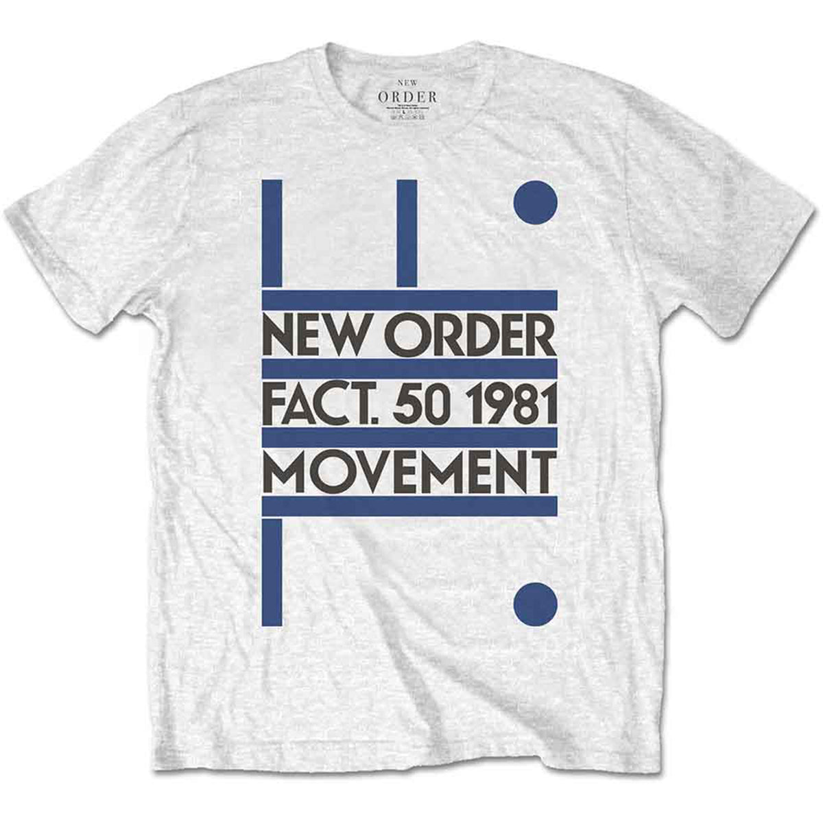 NEW ORDER - MOVEMENT - T-Shirt White