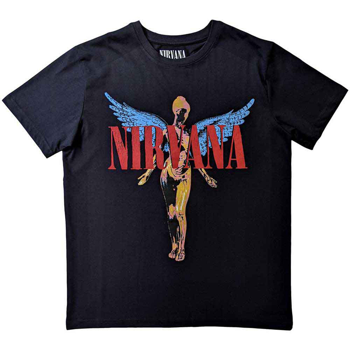 NIRVANA - ANGELIC - T-Shirt Black