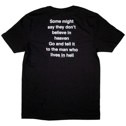 OASIS - SOME MIGHT SAY LYRIC - T-Shirt Black (Back Print)