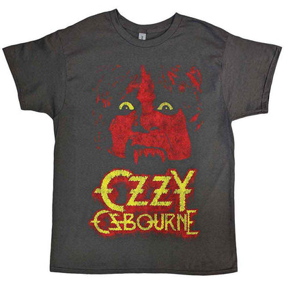 OZZY OSBOURNE - YELLOW EYES JUMBO - T-Shirt Grey