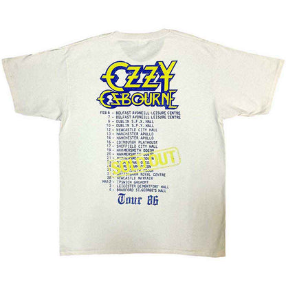 OZZY OSBOURNE - THE ULTIMATE SIN TOUR '86 - T-Shirt Neutral (Back Print)
