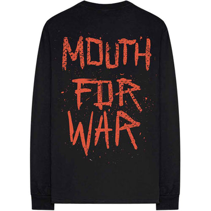 PANTERA - MOUTH FOR WAR - Long Sleeve T-Shirt Black (Back Print)
