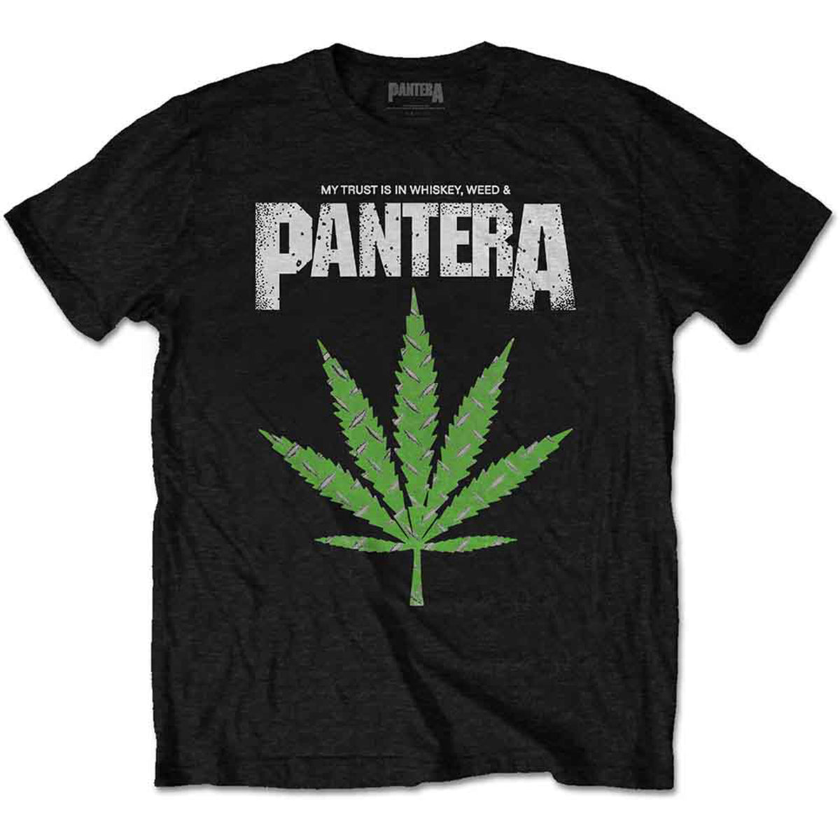 PANTERA - WHISKEY 'N WEED - T-Shirt Black