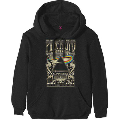 PINK FLOYD - CARNEGIE HALL POSTER - Pullover Hoodie Black