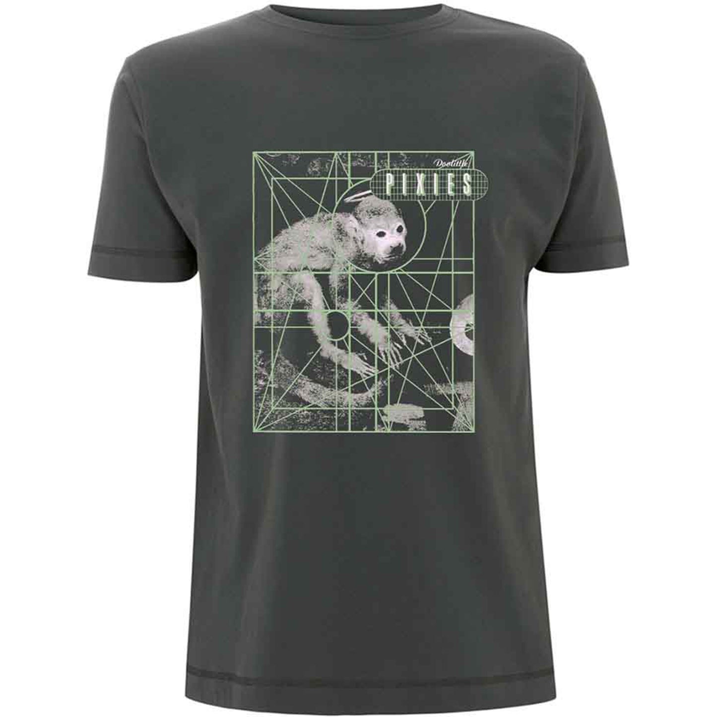 PIXIES - MONKEY GRID - T-Shirt Grey