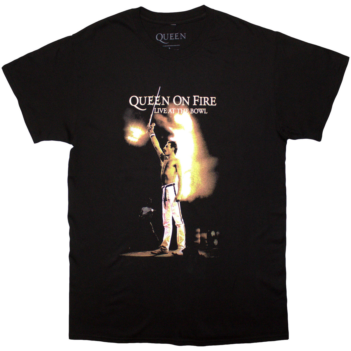 QUEEN - LIVE AT THE BOWL - T-Shirt Black