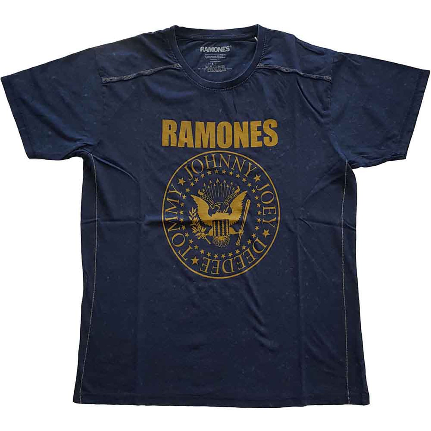 RAMONES - PRESIDENTIAL SEAL - T-Shirt Blue (Wash Collection)
