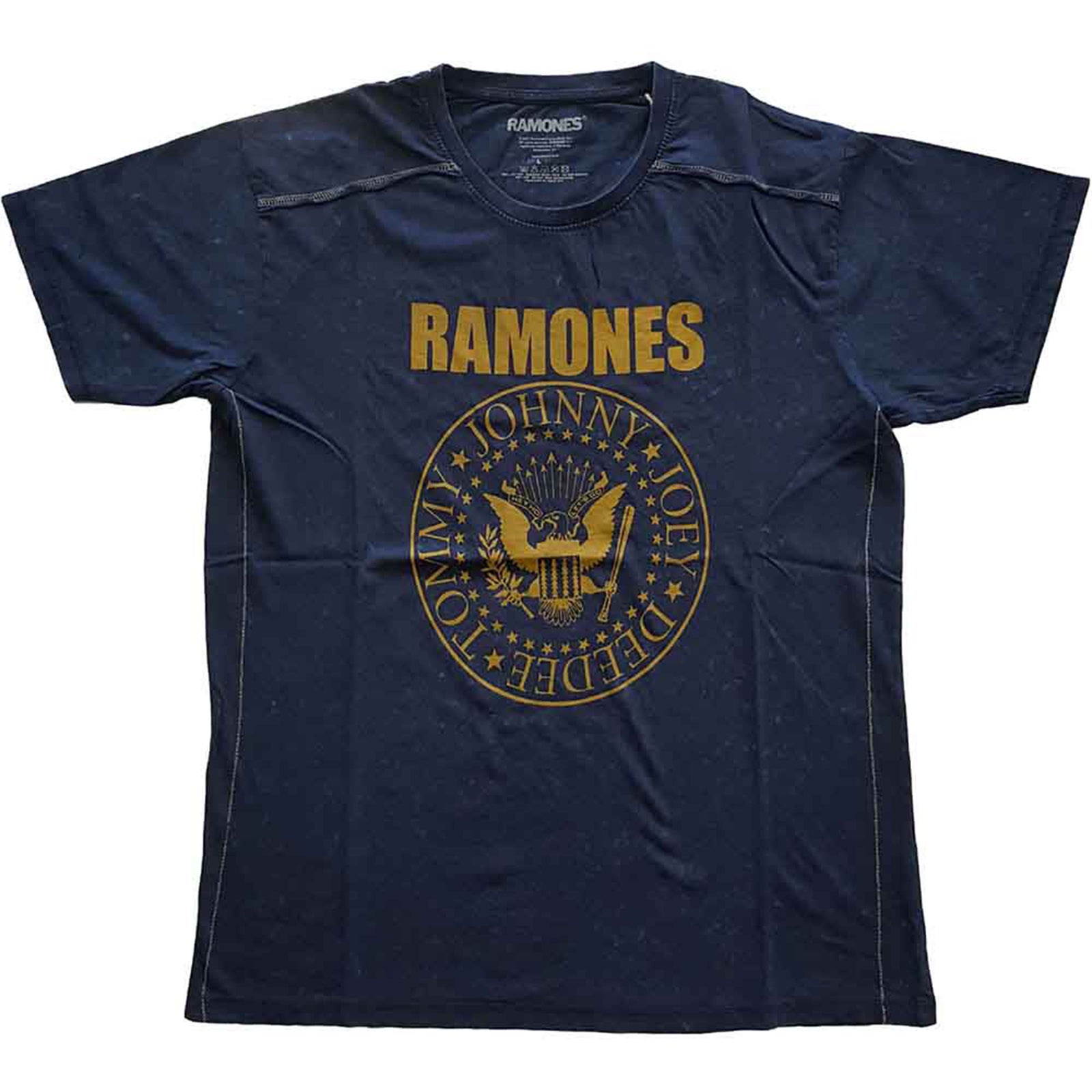 RAMONES - PRESIDENTIAL SEAL - T-Shirt Blue (Wash Collection)