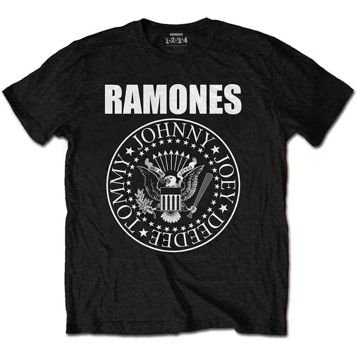 RAMONES - PRESIDENTIAL SEAL - T-Shirt Black