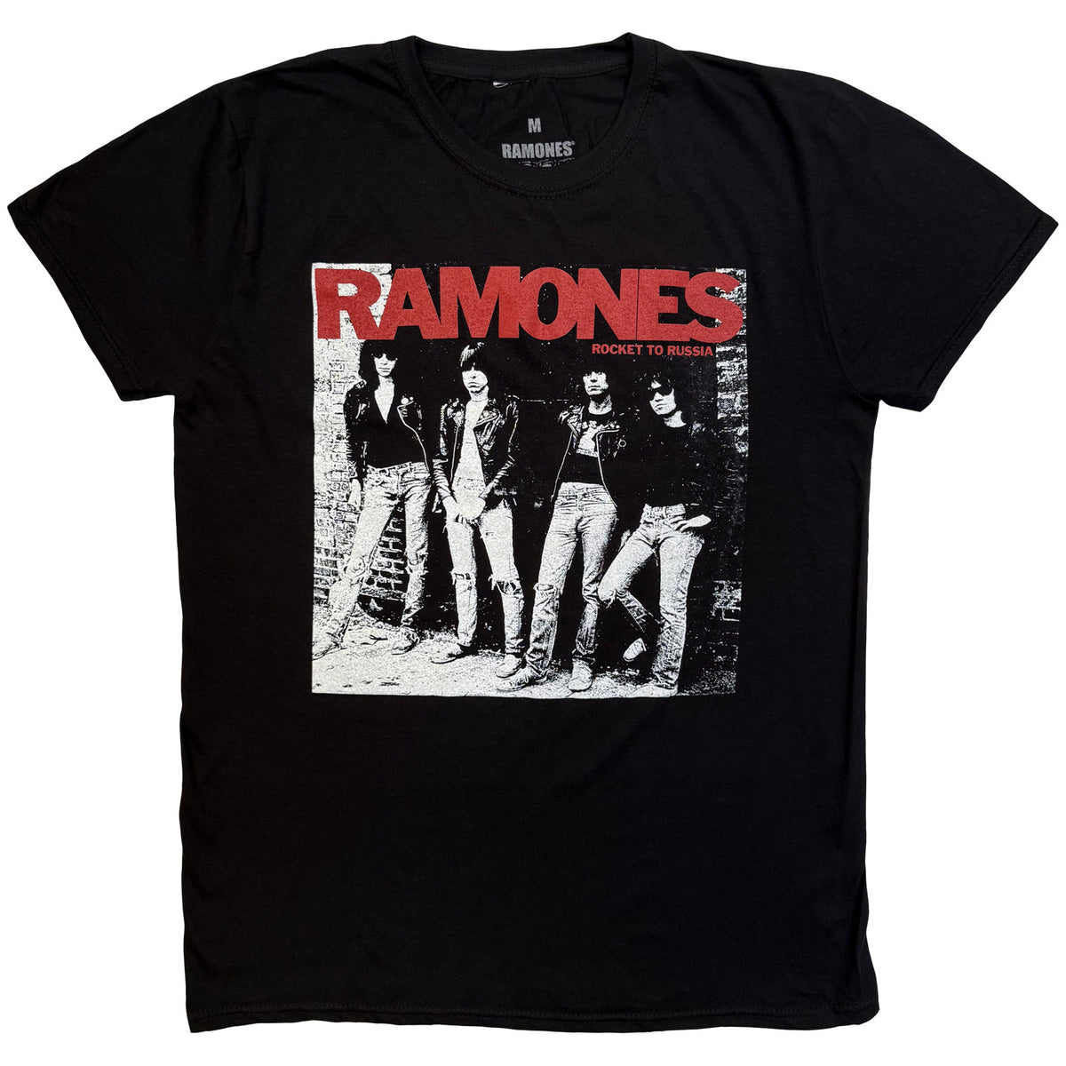 RAMONES - ROCKET TO RUSSIA - T-Shirt Black