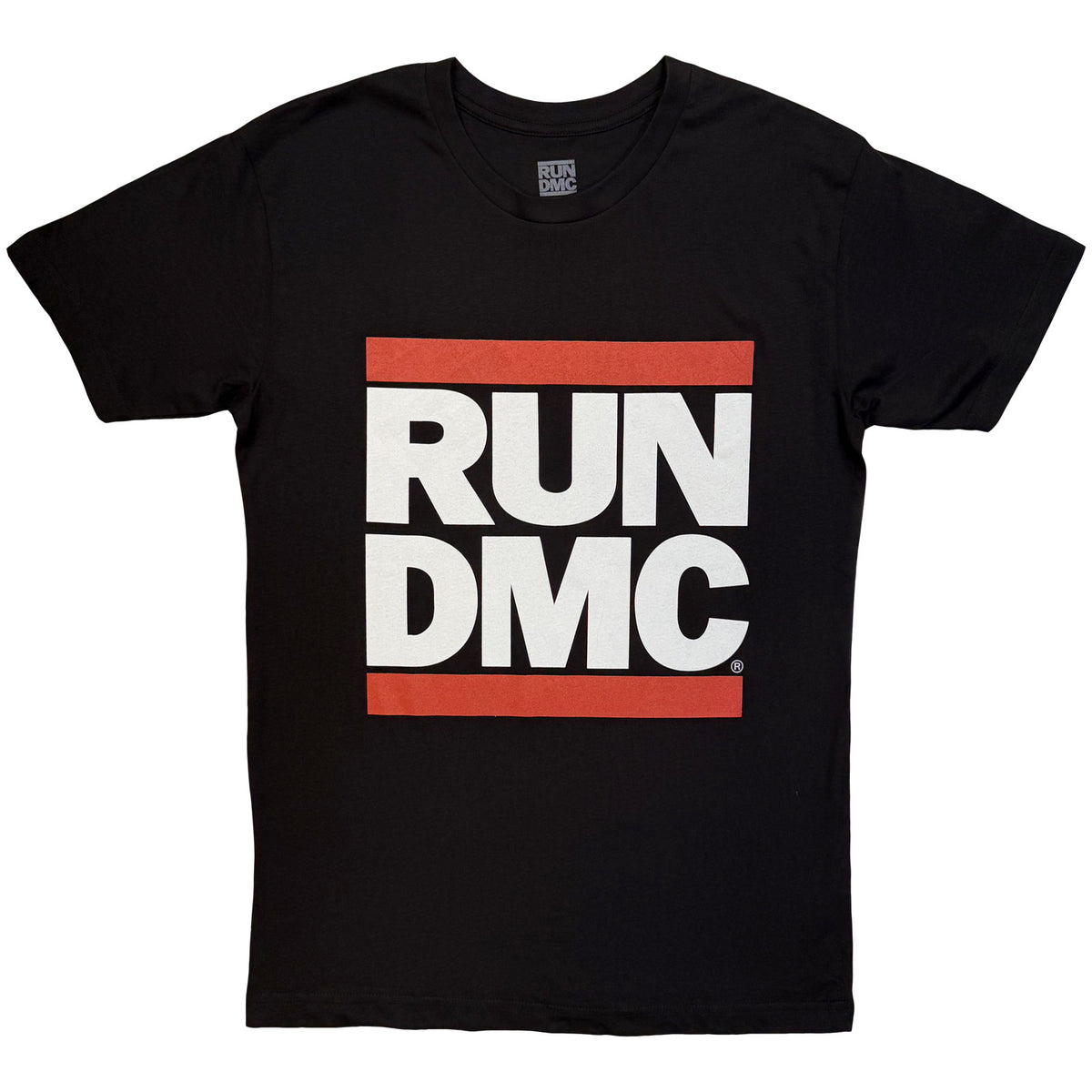 RUN DMC - LOGO - T-Shirt Black