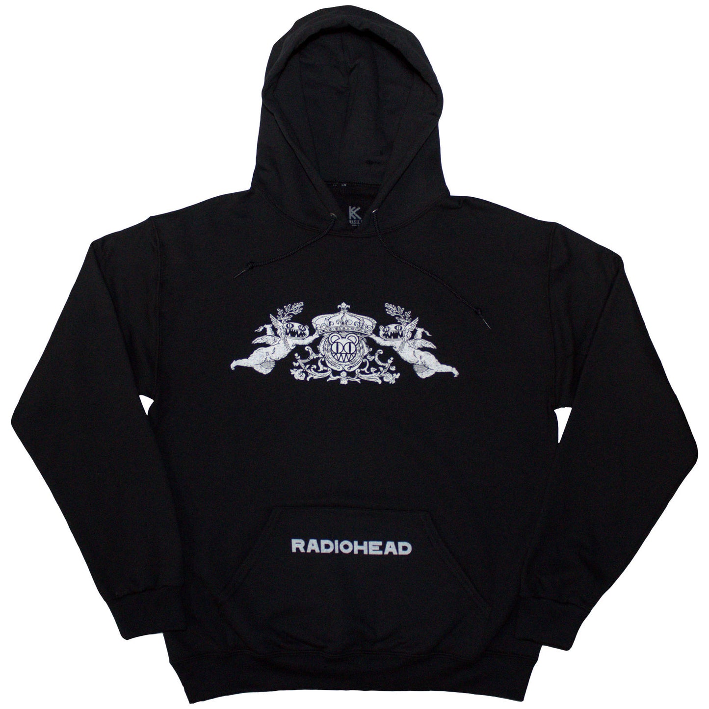 RADIOHEAD - BEARHEAD CREST - Pullover Hoodie Black