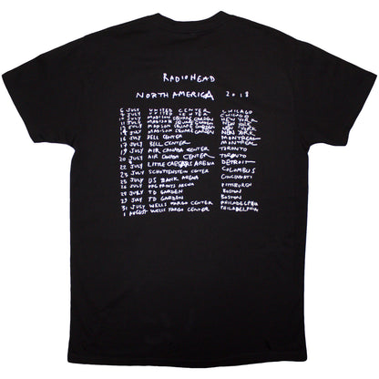 RADIOHEAD - BEARHEAD CREST - Organic T-Shirt Black (Back Print)