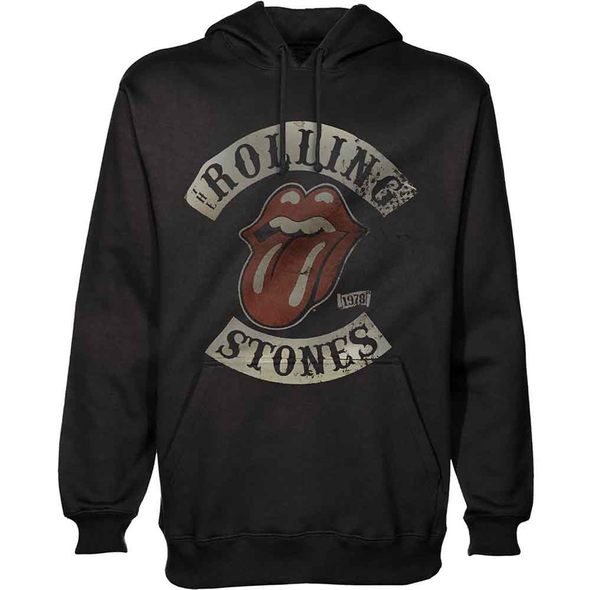ROLLING STONES, THE - 1978 TOUR - Pullover Hoodie Black