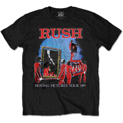RUSH - MOVING PICTURES TOUR - T-Shirt Black
