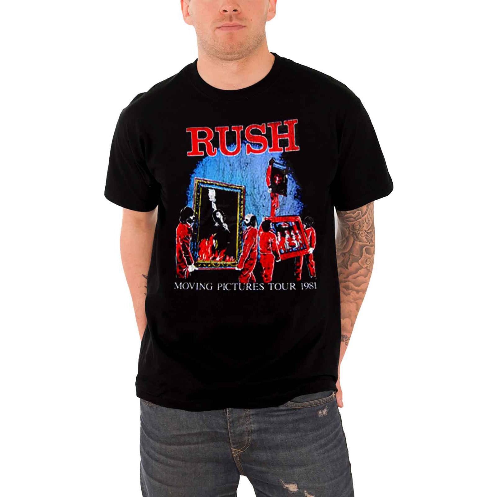 RUSH - MOVING PICTURES TOUR - T-Shirt Black
