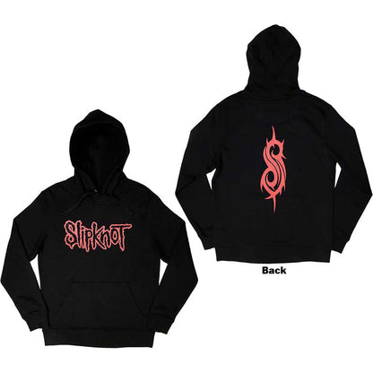 SLIPKNOT - LOGO - Pullover Hoodie Black (Back Print)