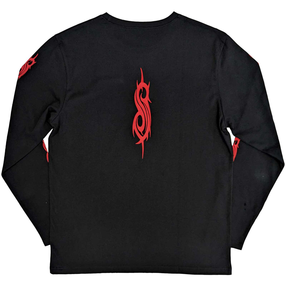 SLIPKNOT - SKELETON FLAG - Long Sleeve T-Shirt Black (Back & Sleeve Print)