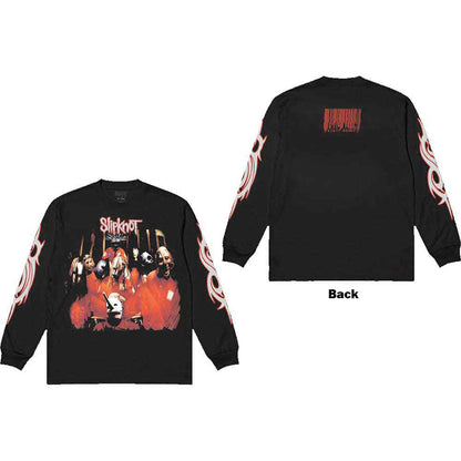 SLIPKNOT - SPIT IT OUT - Long Sleeve T-Shirt Black (Back & Sleeve Print)