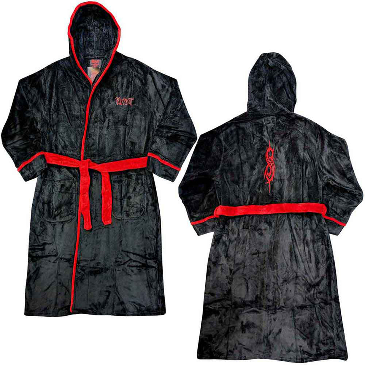 SLIPKNOT - LOGO & TRIBAL S - Bathrobe Black (Back Print)