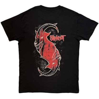 SLIPKNOT - NEW MASKS - T-Shirt Black (Back Print)
