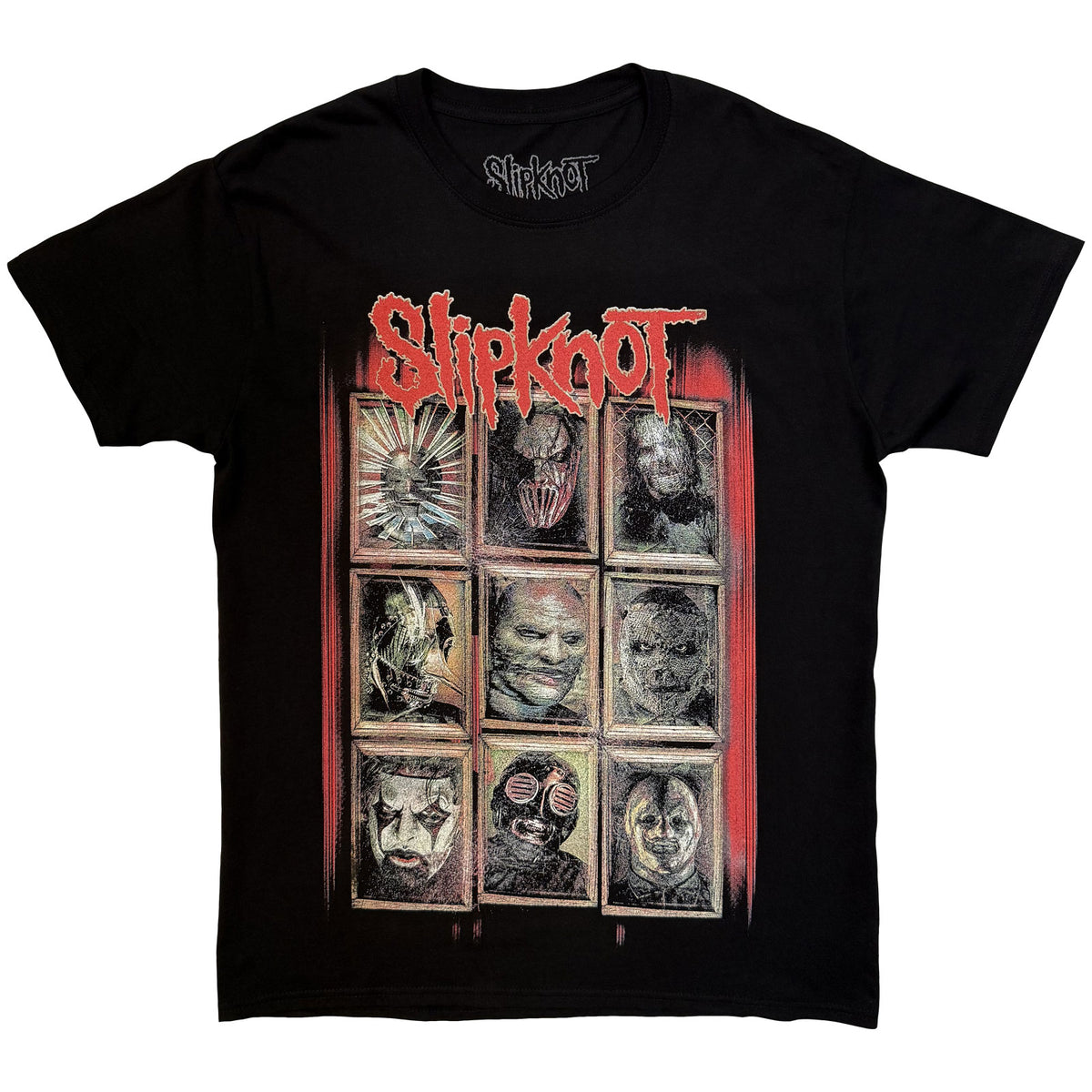 SLIPKNOT - NEW MASKS - T-Shirt Black (Back Print)