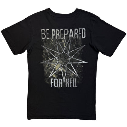 SLIPKNOT - SKULL GROUP - T-Shirt Black (Back Print)