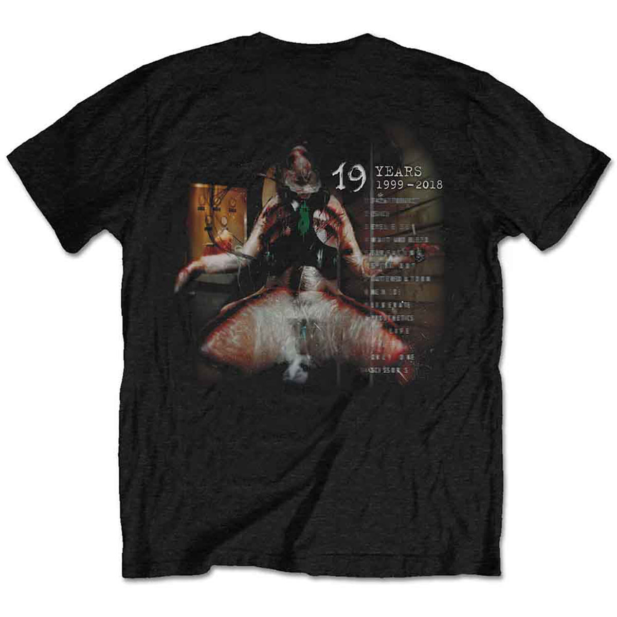 SLIPKNOT - DEBUT ALBUM 19 YEARS - T-Shirt Black (Back Print)