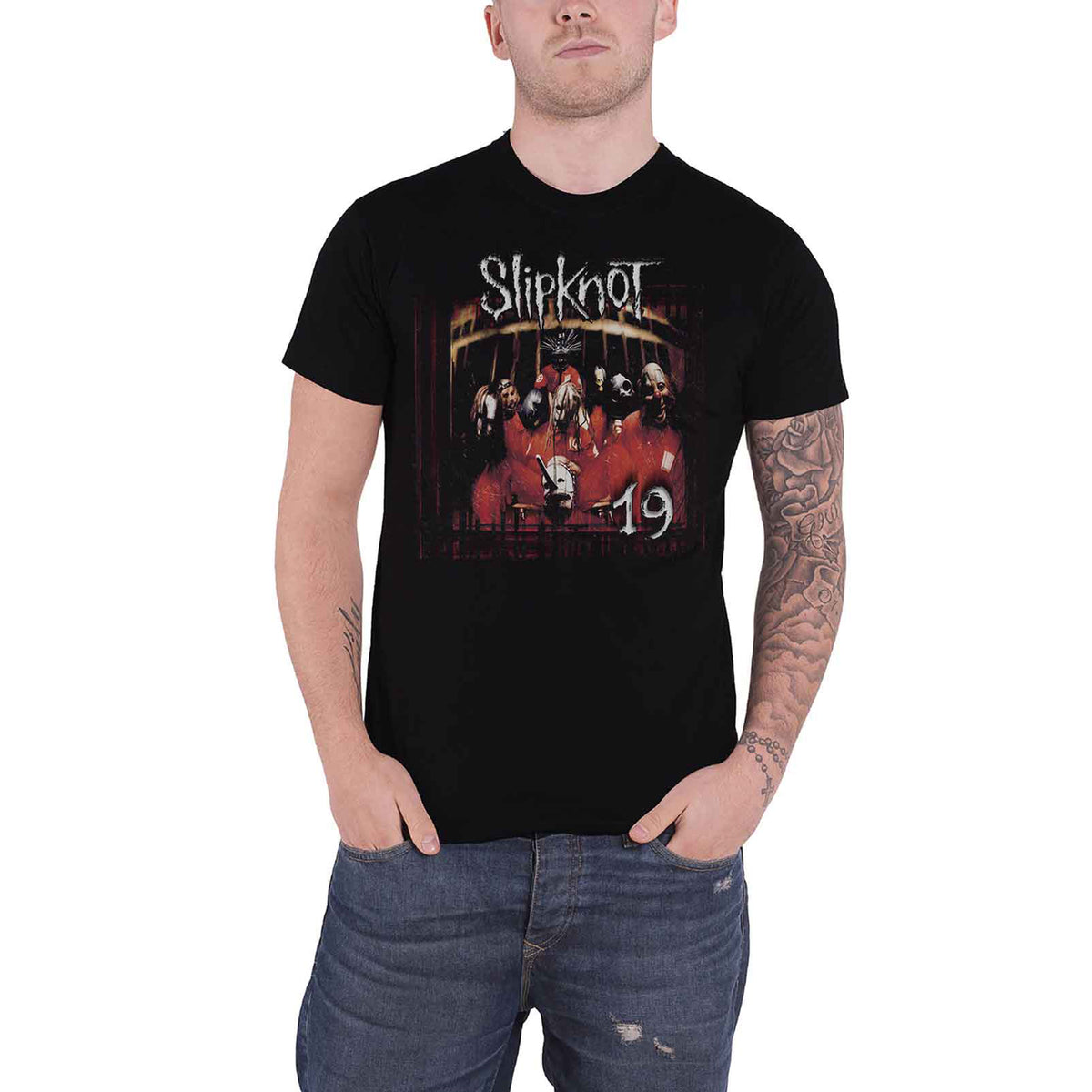 SLIPKNOT - DEBUT ALBUM 19 YEARS - T-Shirt Black (Back Print)