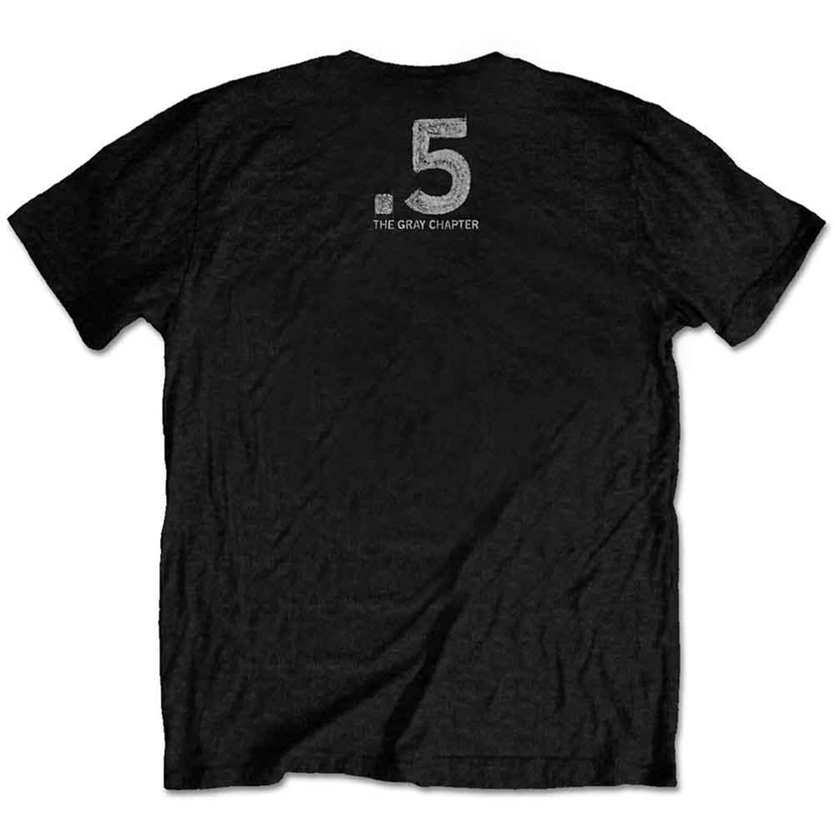 SLIPKNOT - GRAY CHAPTER SKULL - T-Shirt Black (Back Print)