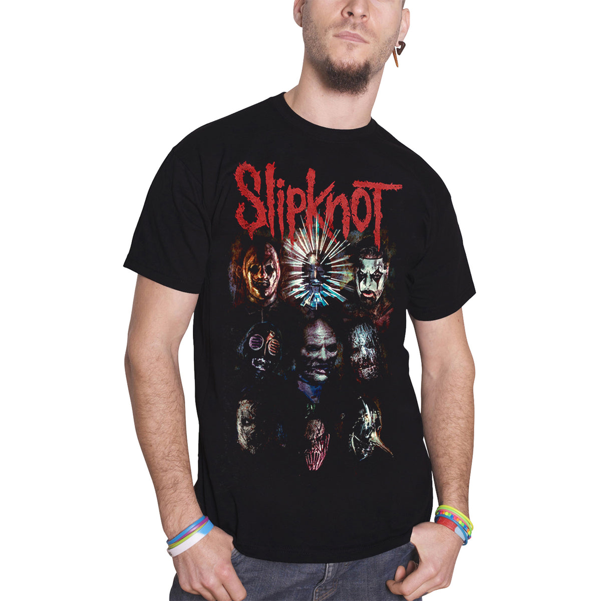 SLIPKNOT - PREPARE FOR HELL 2014-2015 TOUR - T-Shirt Black (Back Print)