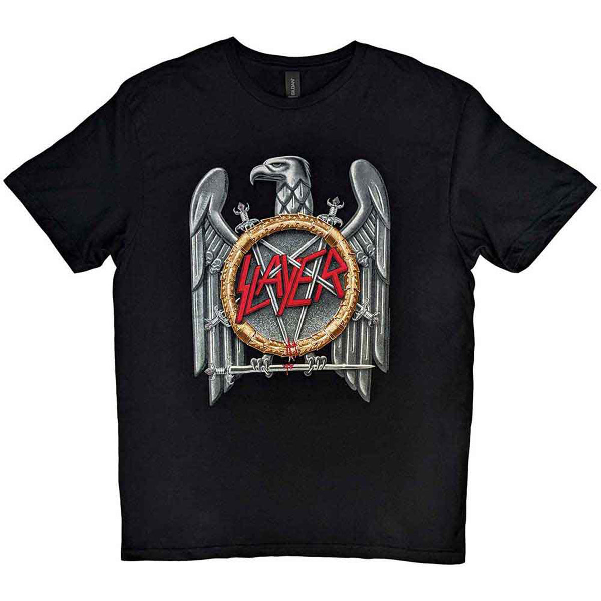 SLAYER - SILVER EAGLE - T-Shirt Noir