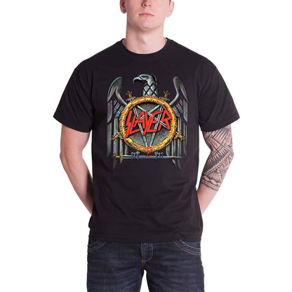SLAYER - SILVER EAGLE - T-Shirt Noir