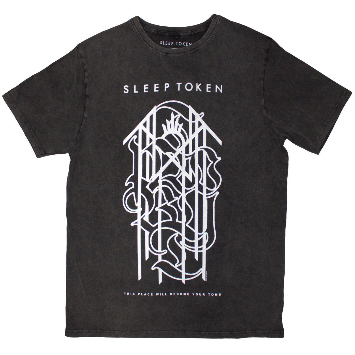 SLEEP TOKEN - TOMB SIGIL - Stone Wash T-Shirt Grey