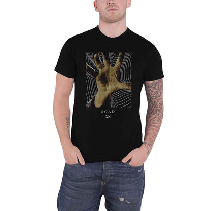 SYSTEM OF A DOWN - 20 YEARS HAND - T-Shirt Black