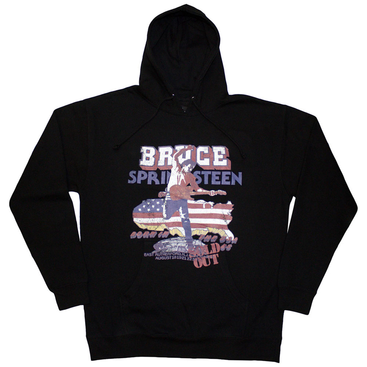 BRUCE SPRINGSTEEN - BORN IN THE USA '85 - Pullover Hoodie Black