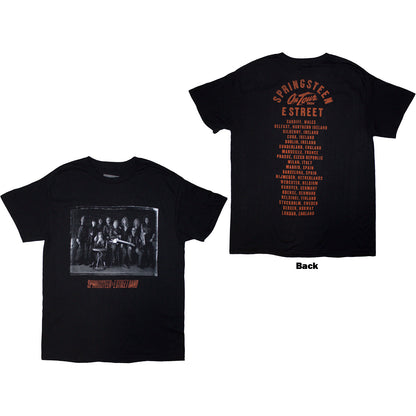 BRUCE SPRINGSTEEN - TOUR '24 E-STREET PHOTO - T-Shirt Black (Back Print & Ex-Tour)