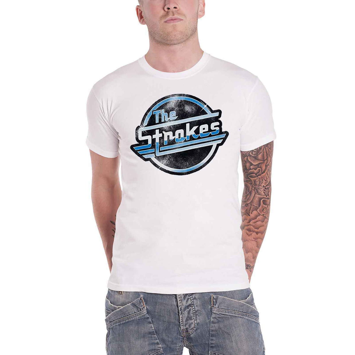 STROKES, THE - DISTRESSED OG MAGNA - T-Shirt White