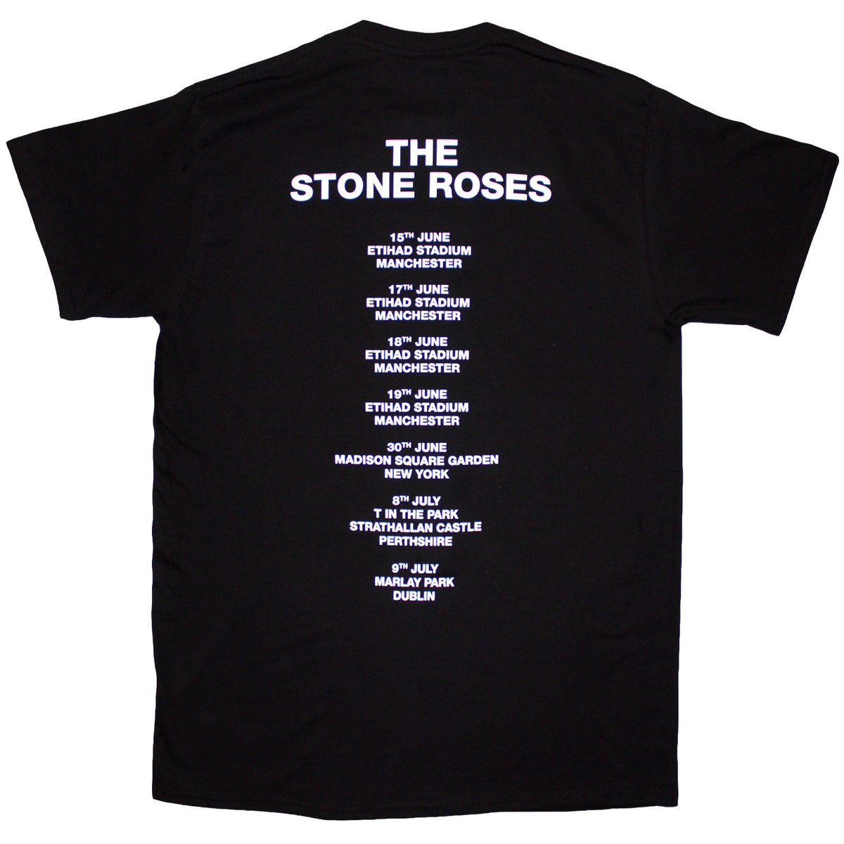 STONE ROSES, THE - TOUR 2016 - T-Shirt Black (Back Print)