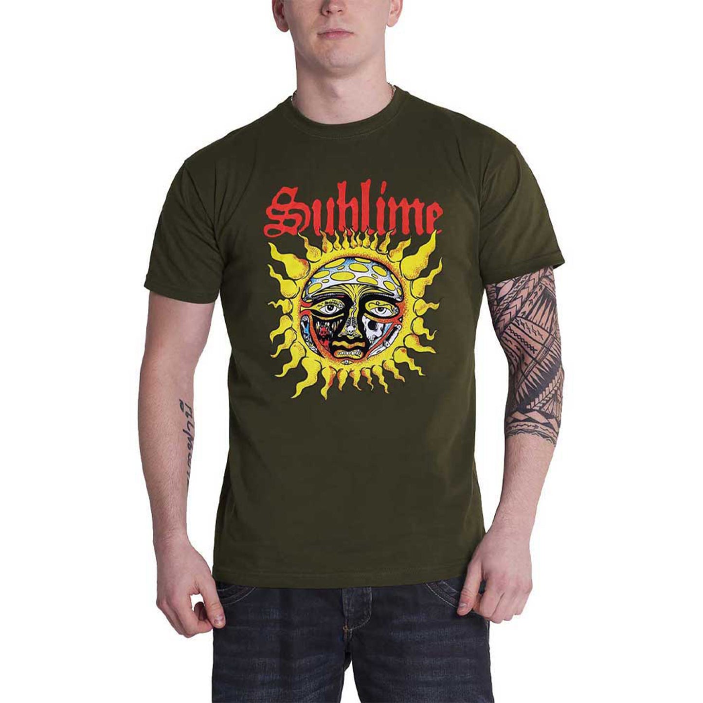 SUBLIME - YELLOW SUN - T-Shirt Green