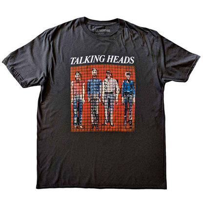 TALKING HEADS - PIXEL PORTRAIT - T-Shirt Grey