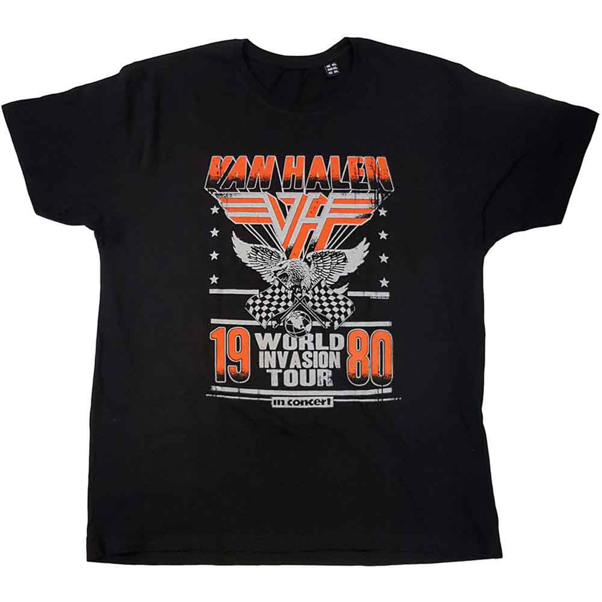 VAN HALEN - INVASION TOUR '80 - T-Shirt Black