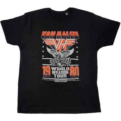 VAN HALEN - INVASION TOUR '80 - T-Shirt Black