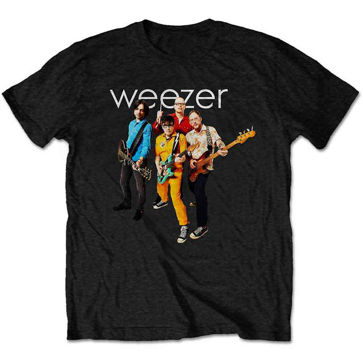WEEZER - BAND PHOTO - T-Shirt Black