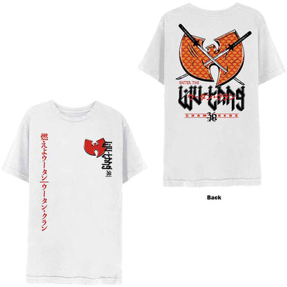 WU-TANG CLAN - SWORDS - T-Shirt White (Back Print)