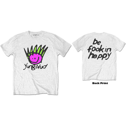 YUNGBLUD - FACE - T-Shirt White (Back Print)