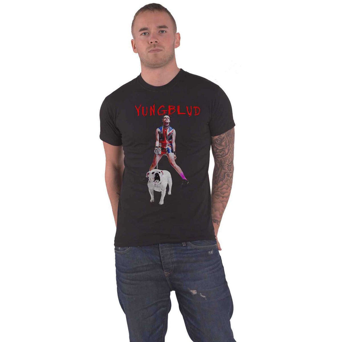 YUNGBLUD - STRAWBERRY LIPSTICK - T-Shirt Black