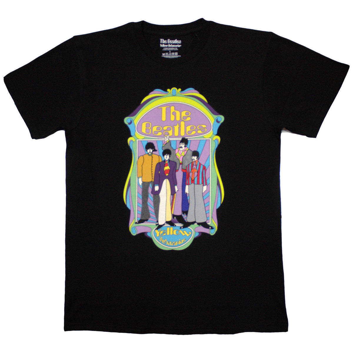 BEATLES, THE - YELLOW SUBMARINE SUB BAND FRAME V2 - T-Shirt Black