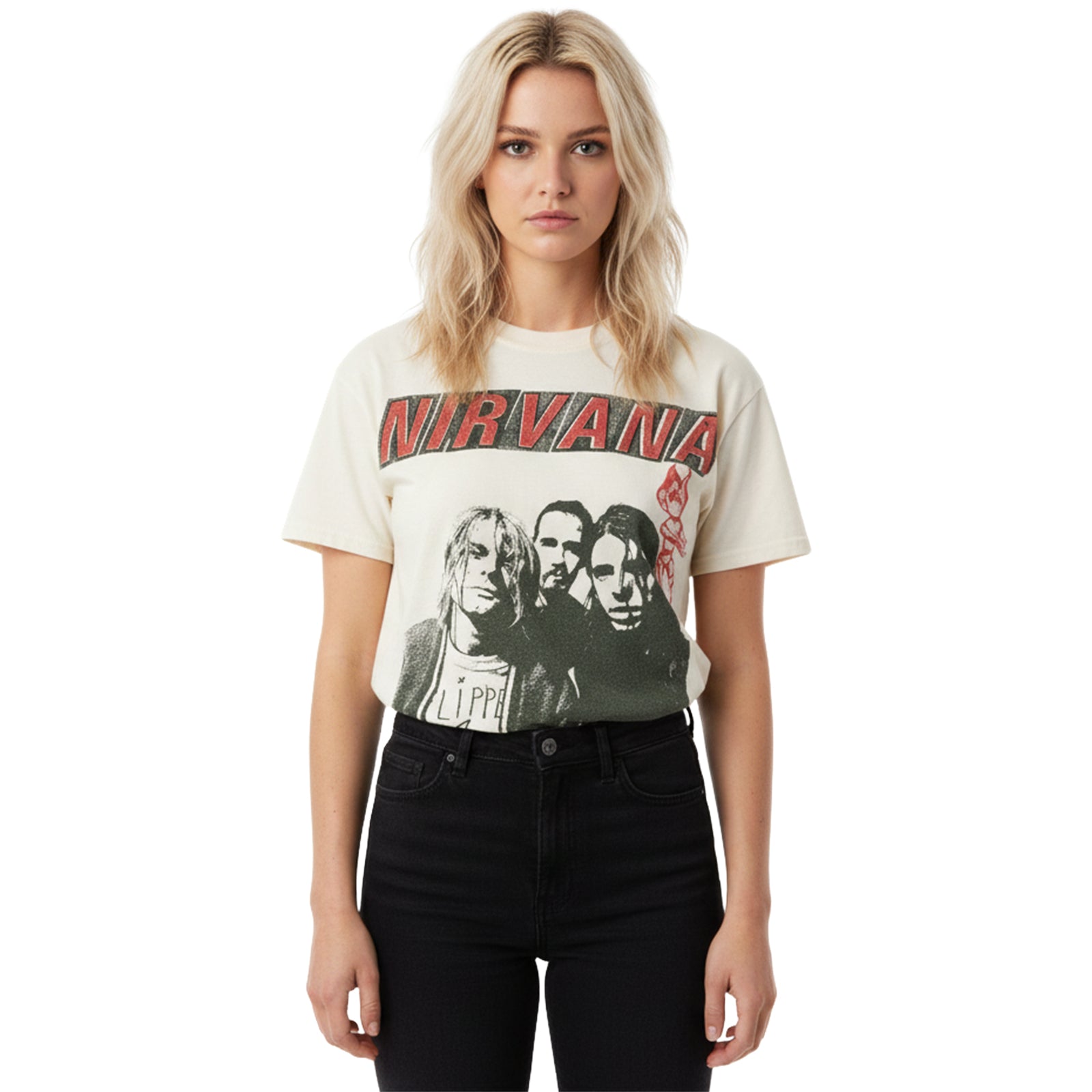NIRVANA - FLIPPER - T-Shirt Natural